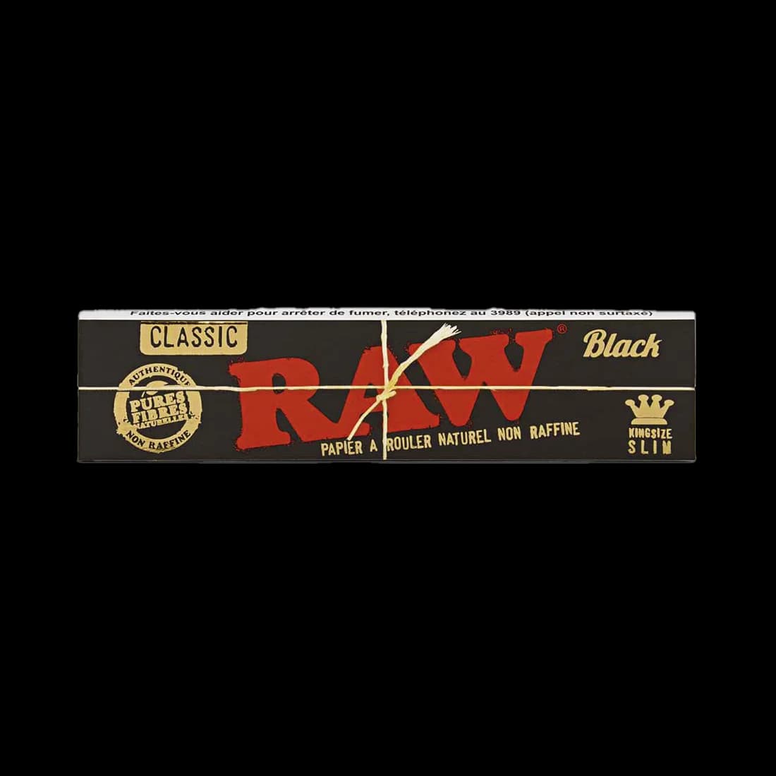 Feuilles RAW Black KS Slim