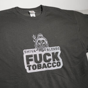 Tshirt brodé Fuck Tobacco par Shiva Blends