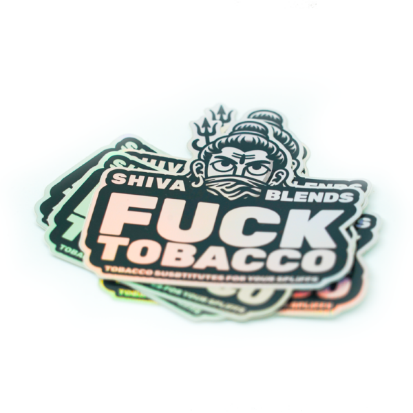 Sticker Holo - Fuck Tobacco