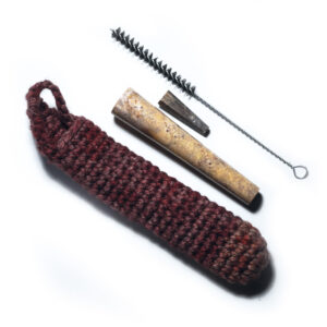Chillum "SADAIVA" - 5 Pouces - Granite Blanc