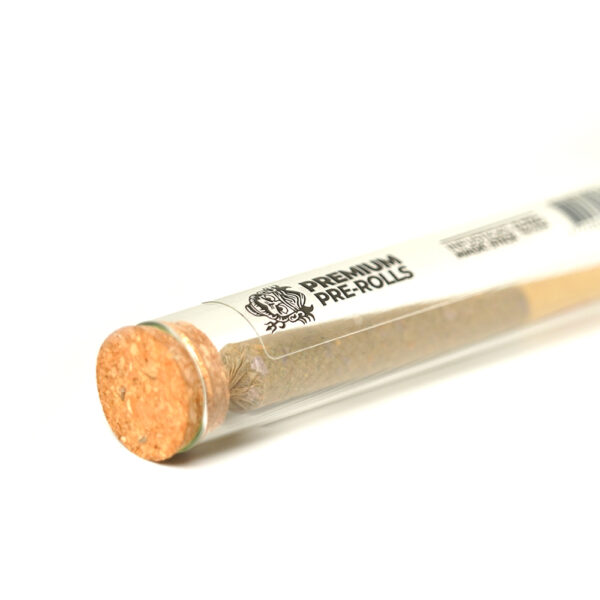 tube de pre-roll shiva blends CBD et Lotus