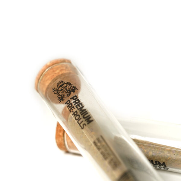 Deux tubes de pre-roll shiva blends CBD et Lotus